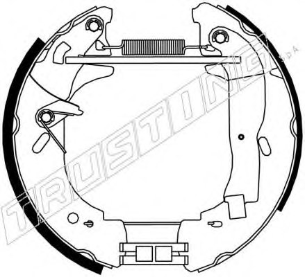 TRUSTING 6419 Brake Shoe Set